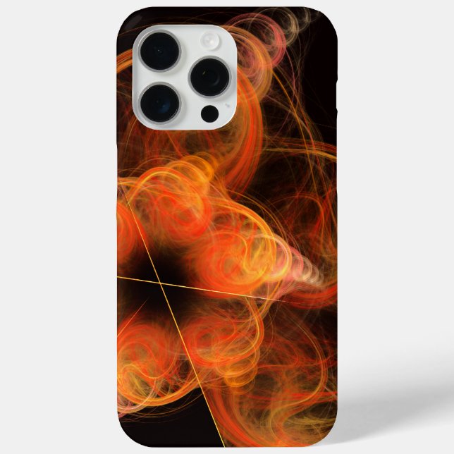 Funda De Case-Mate Para iPhone relámpagos arte abstracto (Reverso )