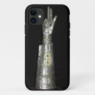 Funda Para iPhone 11 Relicario de San Jorge (plata y madera)