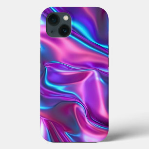 Funda Para iPhone 13 Relieve metalizado holográfico irlandés