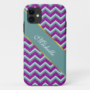title_seo2 Relieve metalizado magenta y patrón ZigZag Verde a