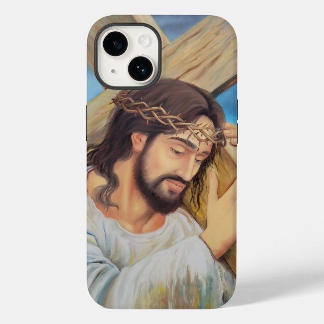 Funda De Case-Mate Para iPhone Religión cristiana Jesucristo (Reverso )