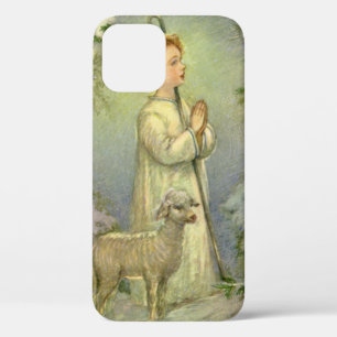 Funda Para iPhone 12 Religión vintage, Cristo el Buen Pastor