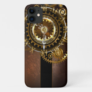Funda Para iPhone 11 Reloj de vapor con engranajes antiguos