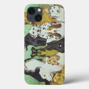 Funda Para iPhone 13 Reloj del perro