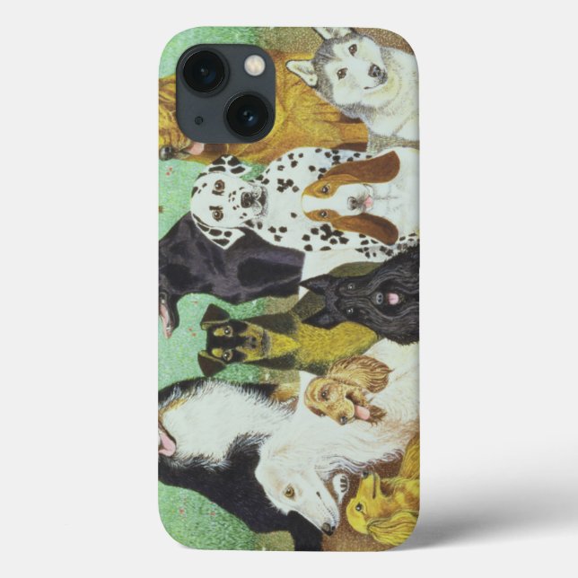 Funda De Case-Mate Para iPhone Reloj del perro (Reverso)