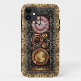 Funda Para iPhone 11 Reloj elegante de Steampunk del vintage