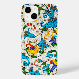 FUNDA PARA iPhone 14 DE Case-Mate REMOLINOS FLORALES AZULES DEL RENACIMIENTO FLORENT