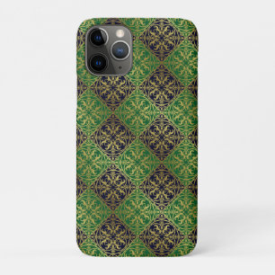 Funda Para iPhone 11 Pro Renacimiento Medieval Herald Lion Leopardo Metálic