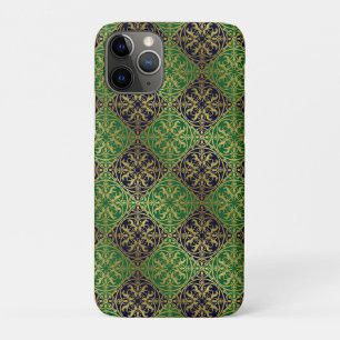 Funda Para iPhone 11 Pro Renacimiento Medieval Herald Lion Leopardo Metálic