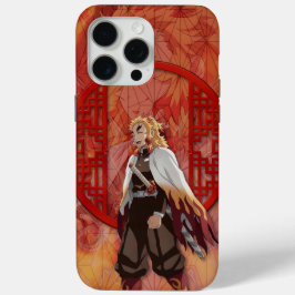 Funda Para iPhone 15 Pro Max Rengoku Kyojuro