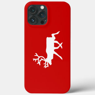 Funda Para iPhone 13 Pro Max Reno blanco / Silhouette Caribou