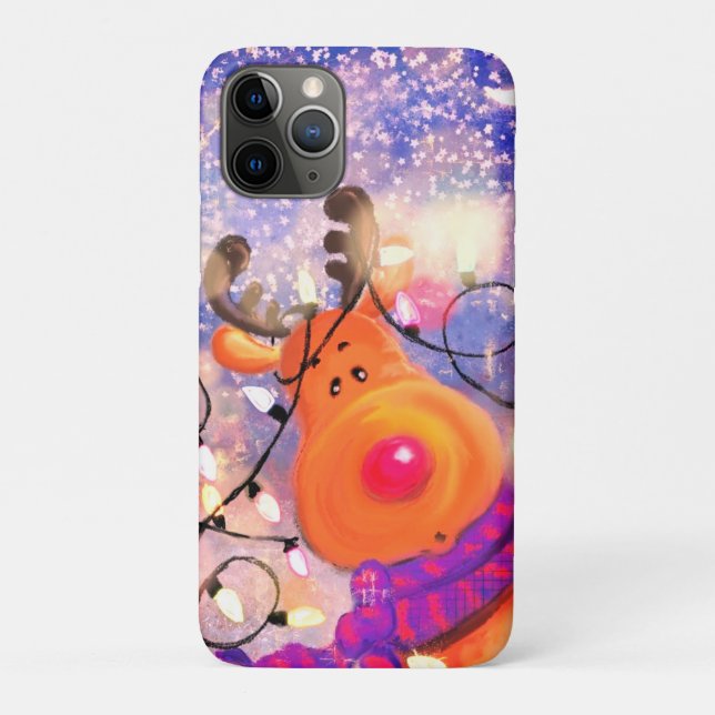 Funda De Case-Mate Para iPhone Reno feliz - Feliz Navidad  (Reverso)