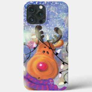 Funda Para iPhone 13 Pro Max Reno feliz - Feliz Navidad - Diversión