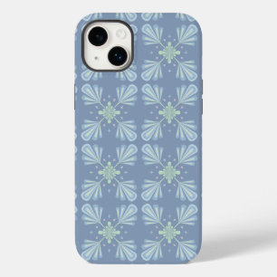 Funda Para iPhone 14 Plus De Case-Mate Repetir abstracto floral azul pastel