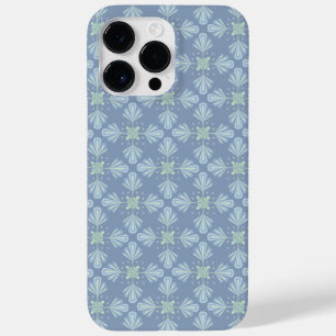 Funda Para iPhone 14 Pro Max De Case-Mate Repetir abstracto floral azul pastel