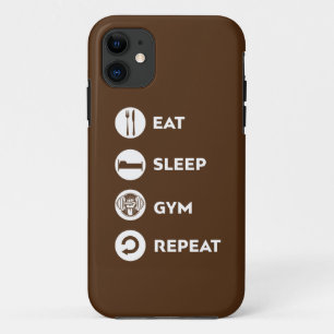 FUNDA PARA iPhone 11 REPETIR EL GIMNASIO DE DORMIR 