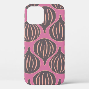Funda Para iPhone 12 repite un patrón ininterrumpido de vintage con hig