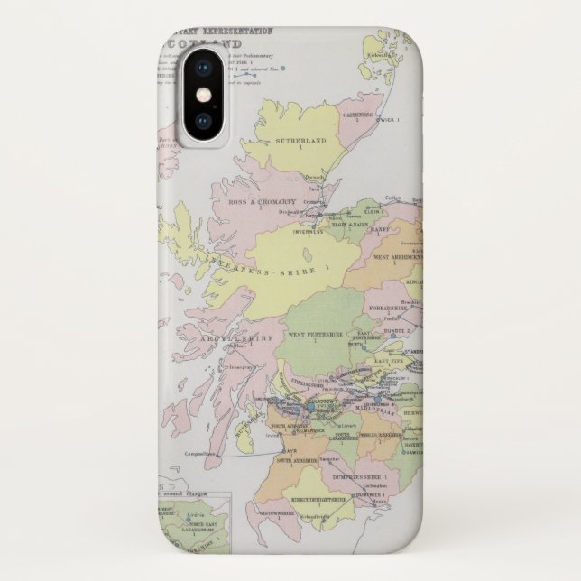 Funda De Case-Mate Para iPhone Representación parlamentaria el | Escocia (Reverso)