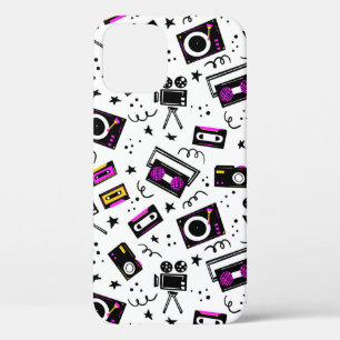 Funda Para iPhone 12 Reproductor de música, grabadora de cinta, videoc
