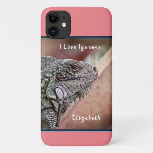 Funda Para iPhone 11 Reptile Exótico Cute Iguana Mascota Animal