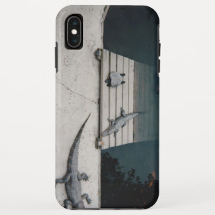 Funda Para iPhone XS Max Reptiles tomando el sol