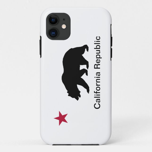 Funda De Case-Mate Para iPhone República de California (Reverso)