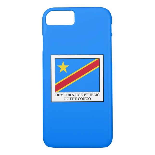 Funda De Case-Mate Para iPhone República Democrática del Congo (Reverso)