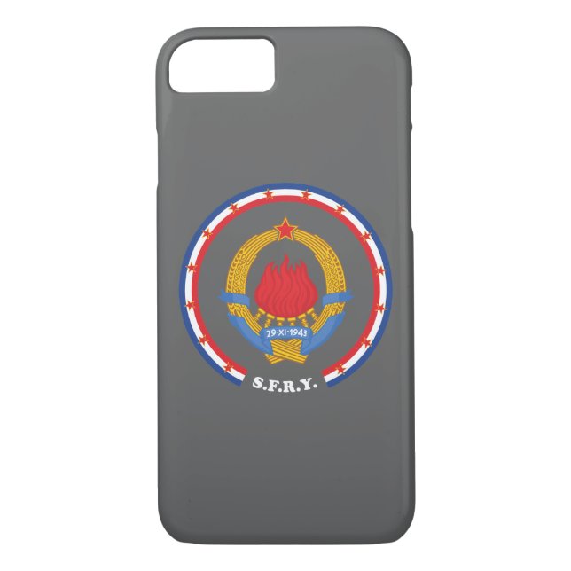 Funda De Case-Mate Para iPhone República Federal de Yugoslavia (1943-1992) (Reverso)
