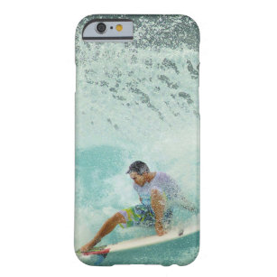 Funda Barely There Para iPhone 6 Resaca de la tabla hawaiana de la ola oceánica de