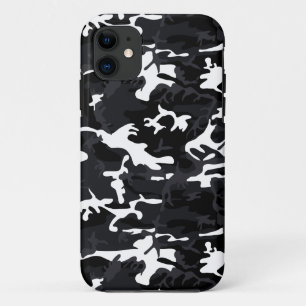 Funda Para iPhone 11 Resaltados Camuflaje Blanco Ártico