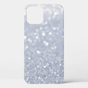 Funda Para iPhone 12 resplandeciente fondo abstracto del purpurina plat