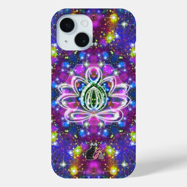Funda De Case-Mate Para iPhone Resplendente Zen Lotus (Reverso )