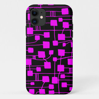 Funda Para iPhone 11 Resumen 111211 - Magenta en negro