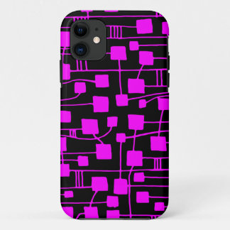 Funda Para iPhone 11 Resumen 111211 - Magenta en negro