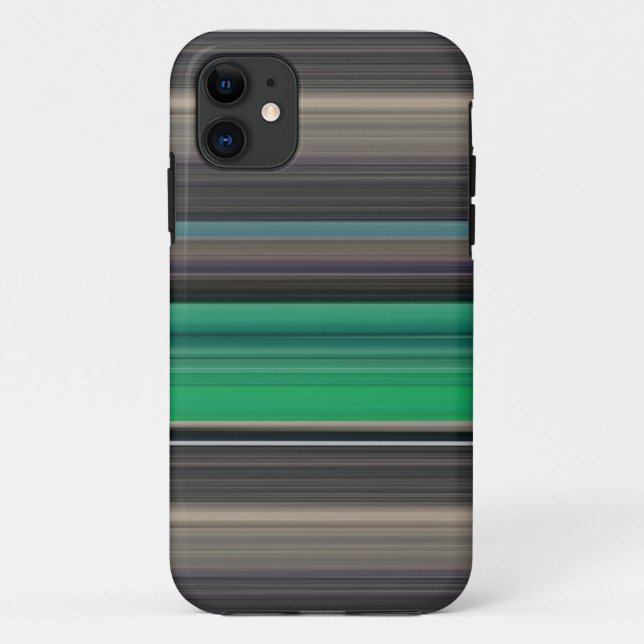 Funda De Case-Mate Para iPhone Resumen #1: Verde y gris (Reverso)