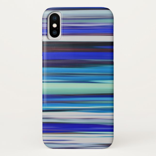 Funda De Case-Mate Para iPhone Resumen #2: Azul borroso (Reverso)
