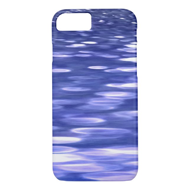 Funda De Case-Mate Para iPhone Resumen #3: Brillo azul (Reverso)