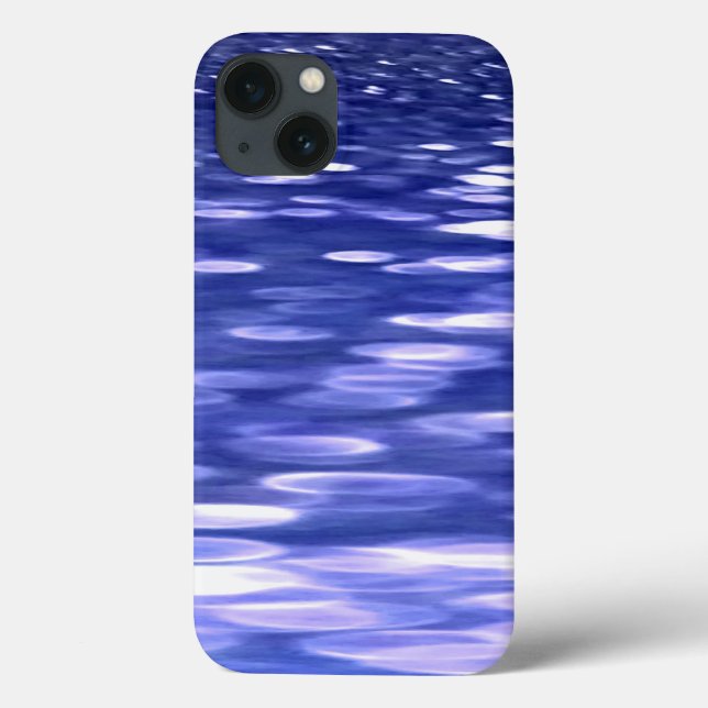 Funda De Case-Mate Para iPhone Resumen #3: Estuche para iPhone Blue shimmer Funda (Reverso)
