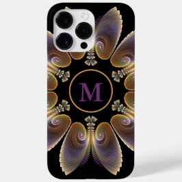Funda Para iPhone 14 Pro Max De Case-Mate Resumen Angel Wings Mandala Fractal Monograma