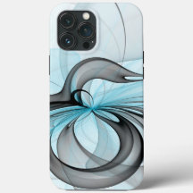 Resumen Antracita Gris Azul azul arte fractal mode