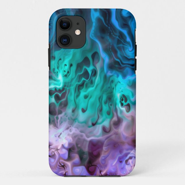 Funda De Case-Mate Para iPhone Resumen Apofisis Fractal I (Reverso)