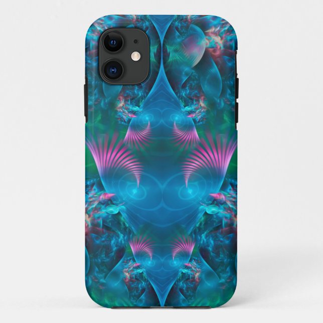 Funda De Case-Mate Para iPhone Resumen Apofisis Fractal III (Reverso)