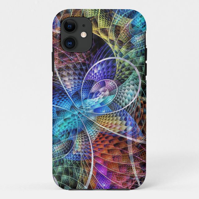 Funda De Case-Mate Para iPhone Resumen Apofisis Fractal X (Reverso)