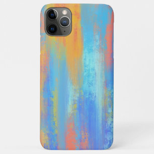 Funda Para iPhone 11 Pro Max Resumen Azul y Naranja
