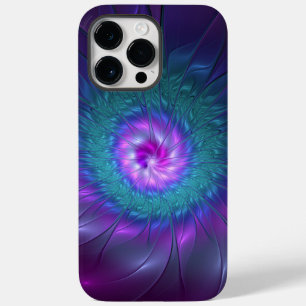 Funda Para iPhone 14 Pro Max De Case-Mate Resumen Belleza floral Flor de arte fractal colori