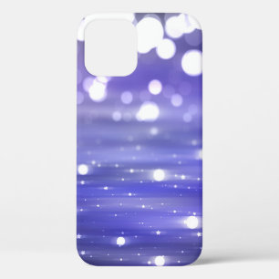 Funda Para iPhone 12 Resumen brillante ilustracion de fondo violeta