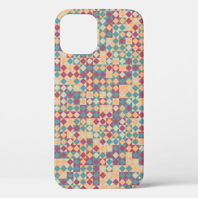 Funda De Case-Mate Para iPhone Resumen Cálculo generativo de patrones geométricos (Reverso )