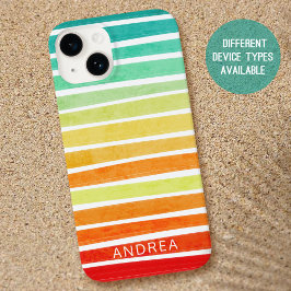 Funda Para iPhone 14 De Case-Mate Resumen Colores tropicales modernos Rodamientos de