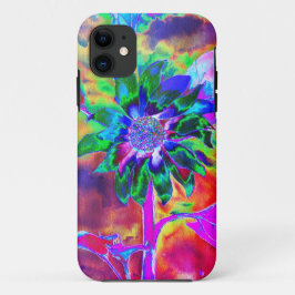 Funda Para iPhone 11 Resumen colorido y psicodélico girasol chakra