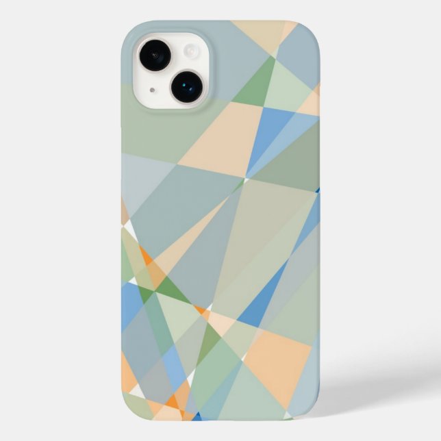 Funda De Case-Mate Para iPhone Resumen Cubismo Patrón Mosaico (Reverso )